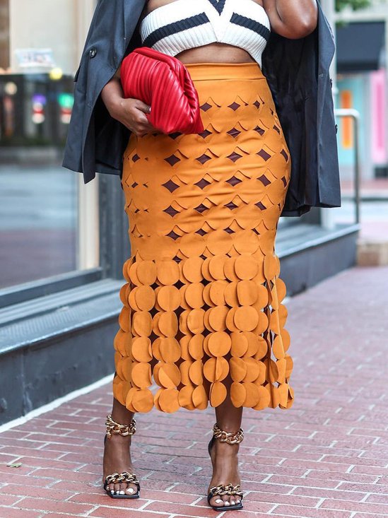 Plain Party Regular Fit Skirt