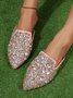 Versatile Rhinestone Mules