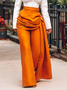 Elegant Loose Plain Pants