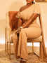 Party Regular Fit Asymmetrical Jumpsuit With No