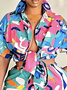 Regular Fit Abstract Elegant Shirt