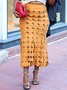 Plain Party Regular Fit Skirt