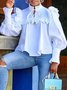 Party Plain Half Turtleneck Regular Fit Shirt