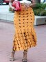 Plain Party Regular Fit Skirt