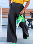 Loose Plain Elegant Pants