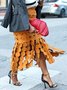 Plain Party Regular Fit Skirt