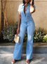 Party Regular Fit Jumpsuit With No