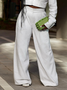 Loose Striped Elegant Pants
