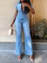 Party Regular Fit Jumpsuit With No