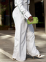 Loose Striped Elegant Pants