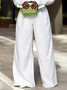 Loose Striped Elegant Pants
