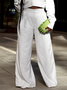 Loose Striped Elegant Pants