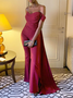 Elegant Plain Jumpsuit With No