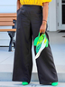 Loose Plain Elegant Pants