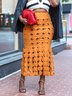 Plain Party Regular Fit Skirt