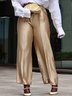 Elegant Loose Plain Pants
