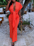 Plain Party Others Two-Piece Set With No